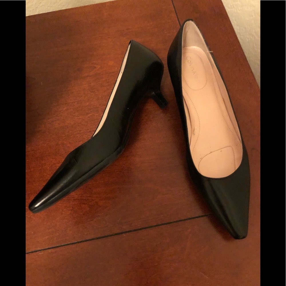 Calvin Klein black heels size 5 new